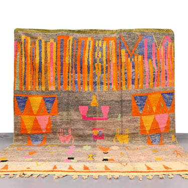 Vintage Moroccan Rug 10 x 12.6 feet / 305 x 385 cm - Ettilux Home